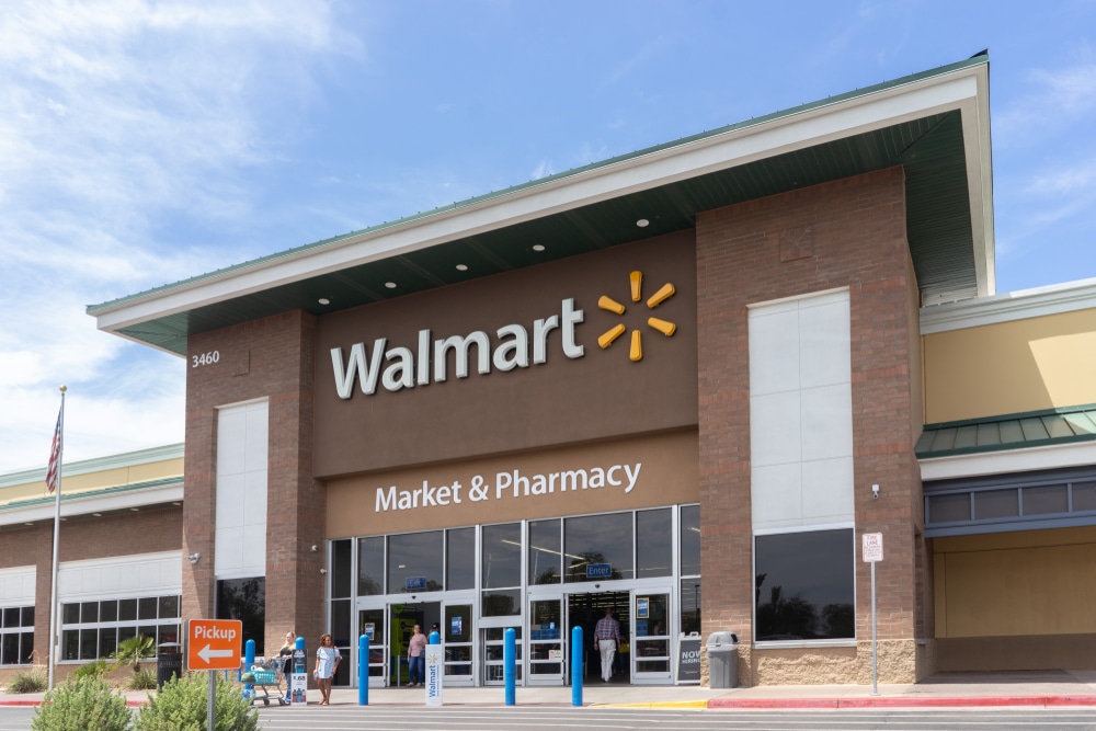 A Walmart in Arizona. Walmart does not have a fax service.